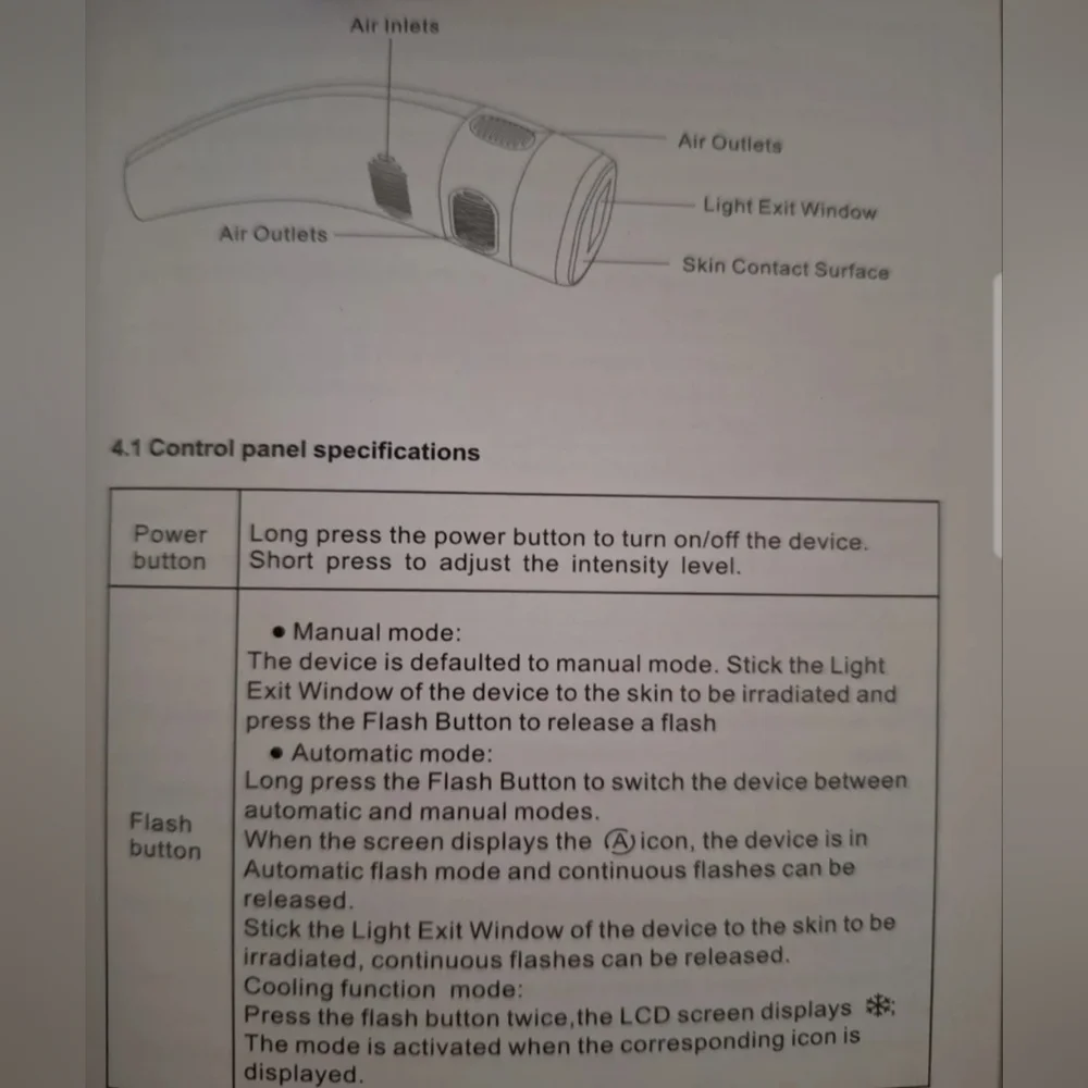 Laser Hair Removal IPL Hair Remover Device Light Wave Durable MLY - T001 NEW